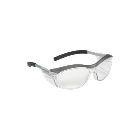 3M NUVO Reader Protective Eyewear, Clear Lens, Gray Frame, 1.5 Diopter 7000052797